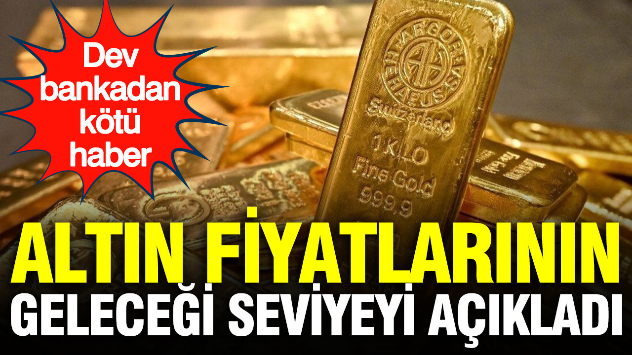 ABD’li dev banka Citi altın fiyatlarının geleceği seviyeyi a
