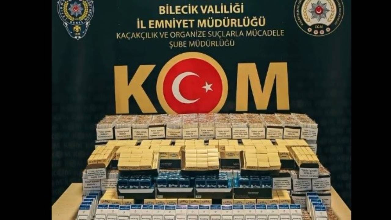 Bilecik’te kaçak sigara operasyonu