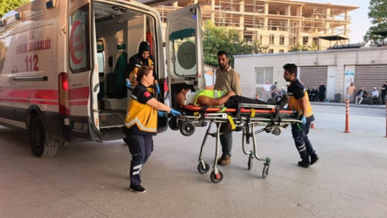 Bursa’da iş kazası: İnşaattan düşen işçi hastaneye