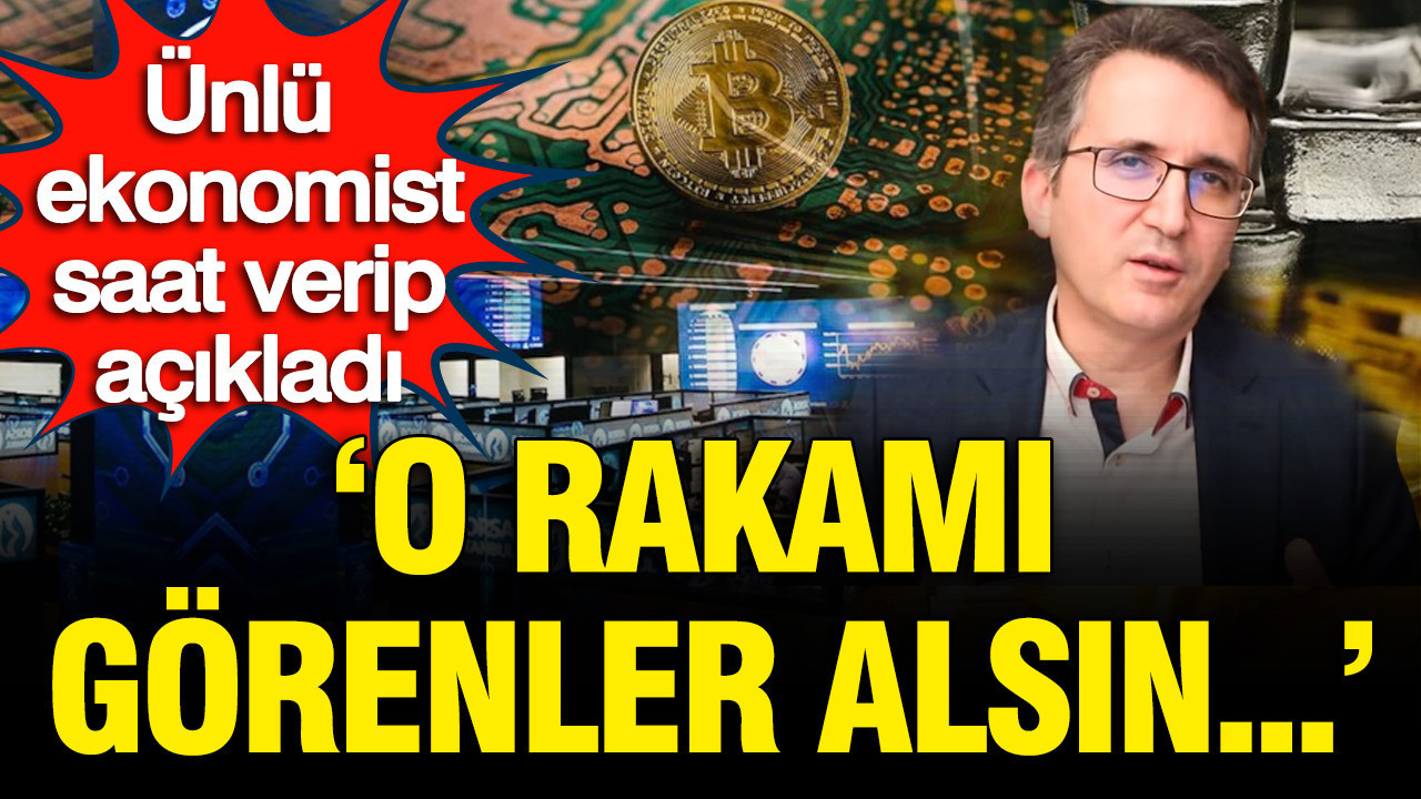 Ekonomist Tunç Şatıroğlu altın, borsa ve kriptoda 