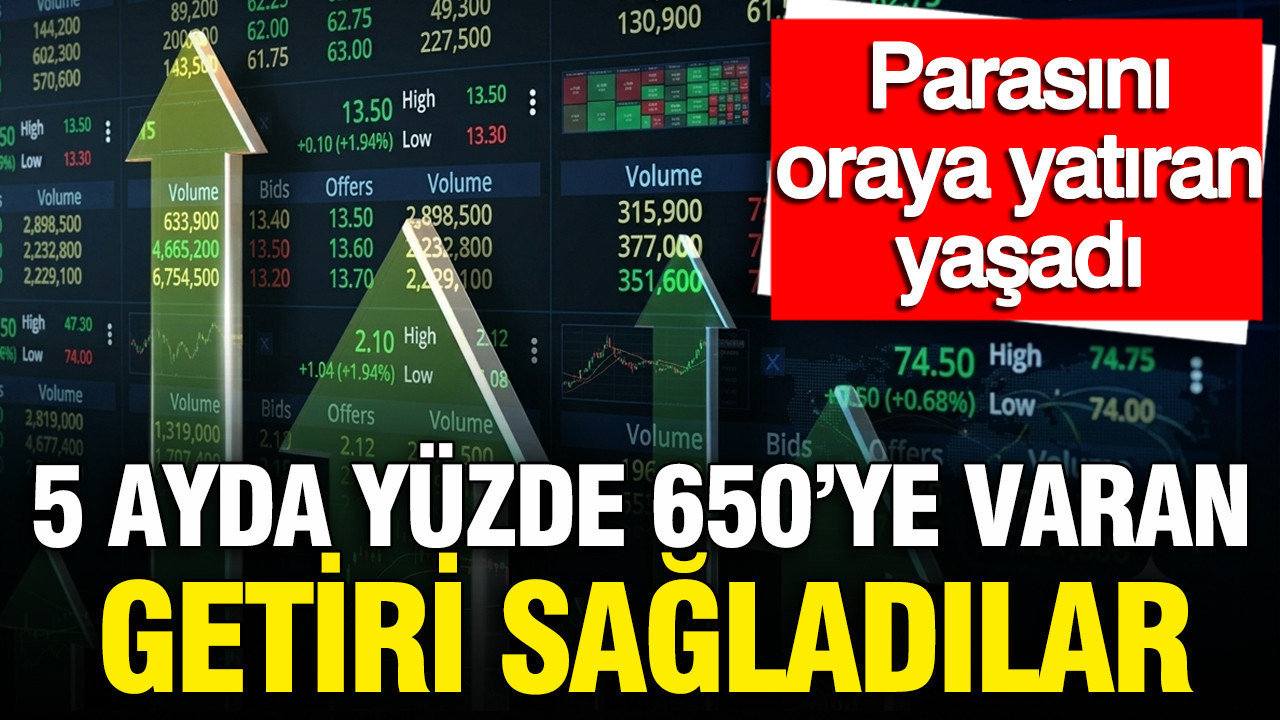 Enflasyonu katlayan 21 hisse: Borsada yüzde 650’ye varan rek