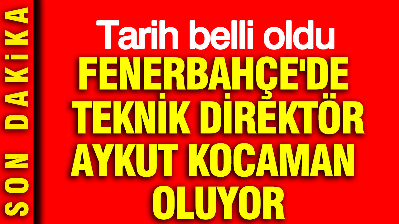 Fenerbahçe'nin Aykut Kocaman'ı duyuracağı tarih belli oldu: 