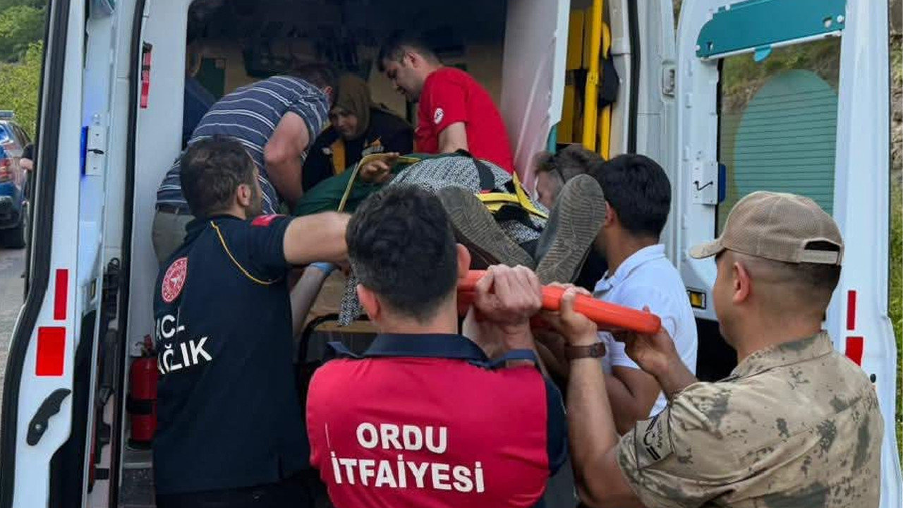 Ordu’da korkutan kaza: Minibüs uçuruma devrildi, 9 yaralı