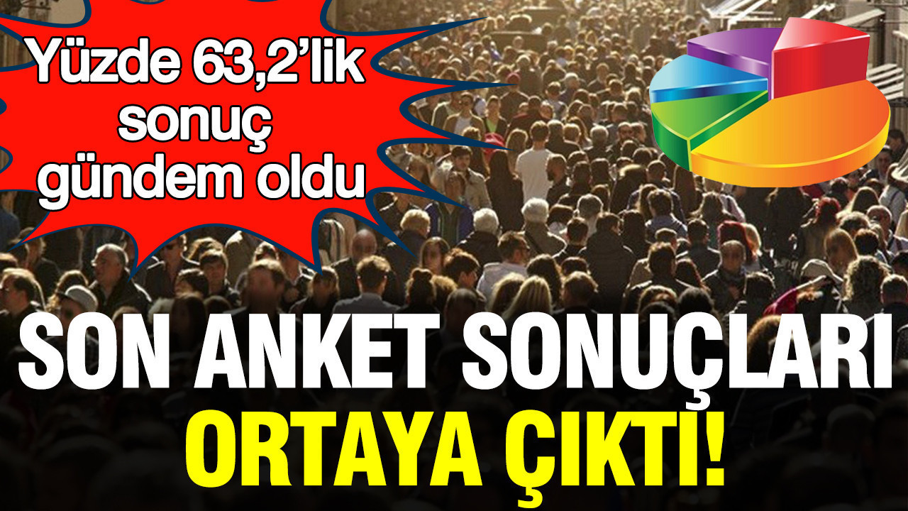 Son anket GENAR'dan: Yüzde 63,2’lik sonuç gündem oldu
