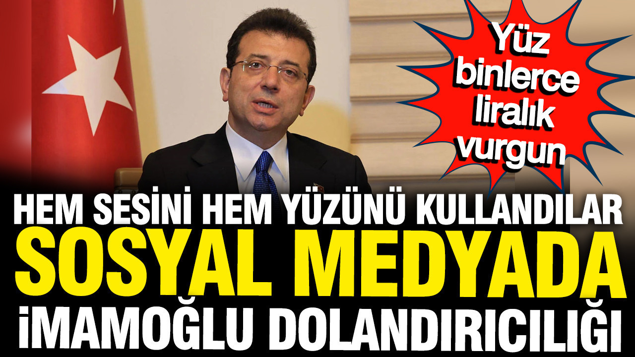 Sosyal medyada İmamoğlu dolandırıcılığı: Yüz binlerce liralı