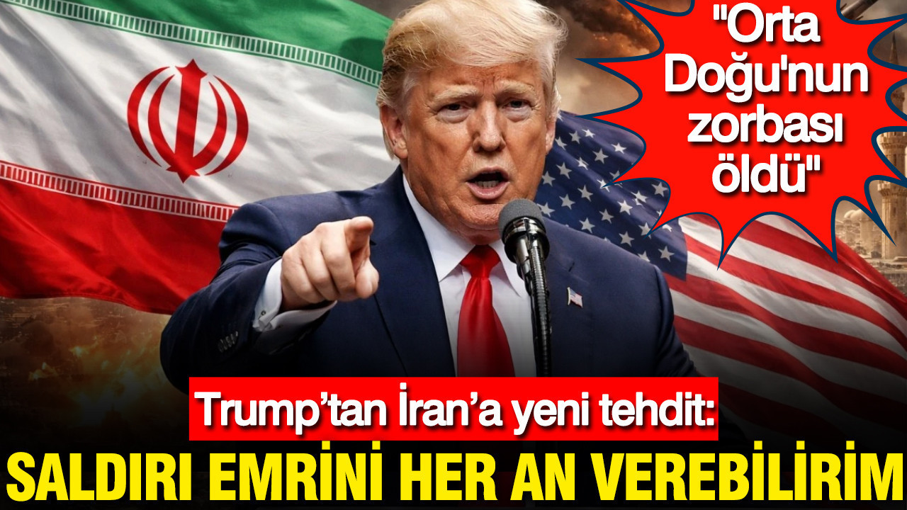 Trump’tan İran’a yeni tehdit: Saldırı emrini her an verebili