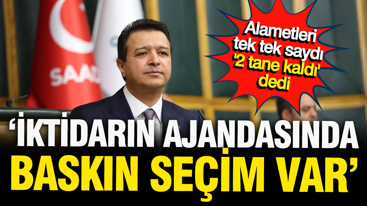 Mahmut Arıkan: 7 seçim alametinden 5'i gerçekleşti, geriye G