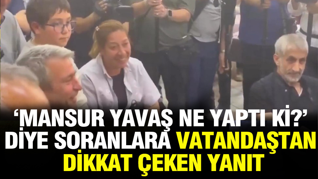 “Mansur Yavaş ne yaptı ki?” diye soranlara vatandaştan dikka