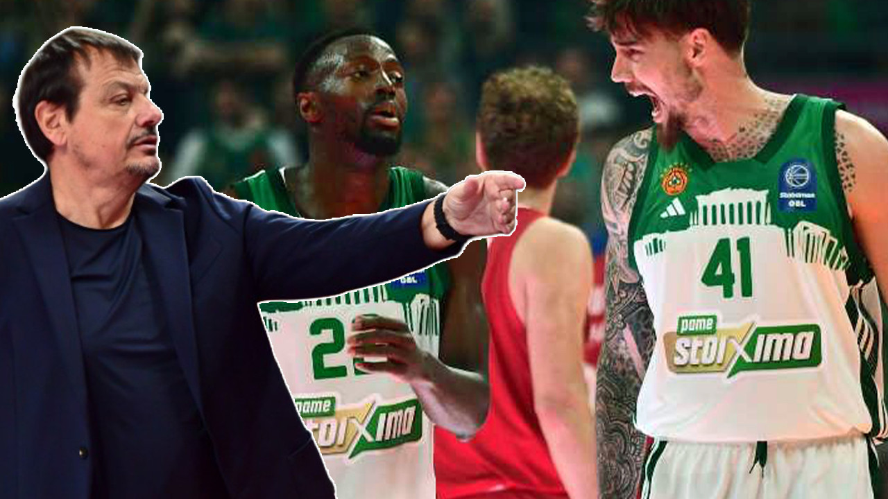 Panathinaikos öldü öldü dirildi: Ergin Ataman maç sonu şampi