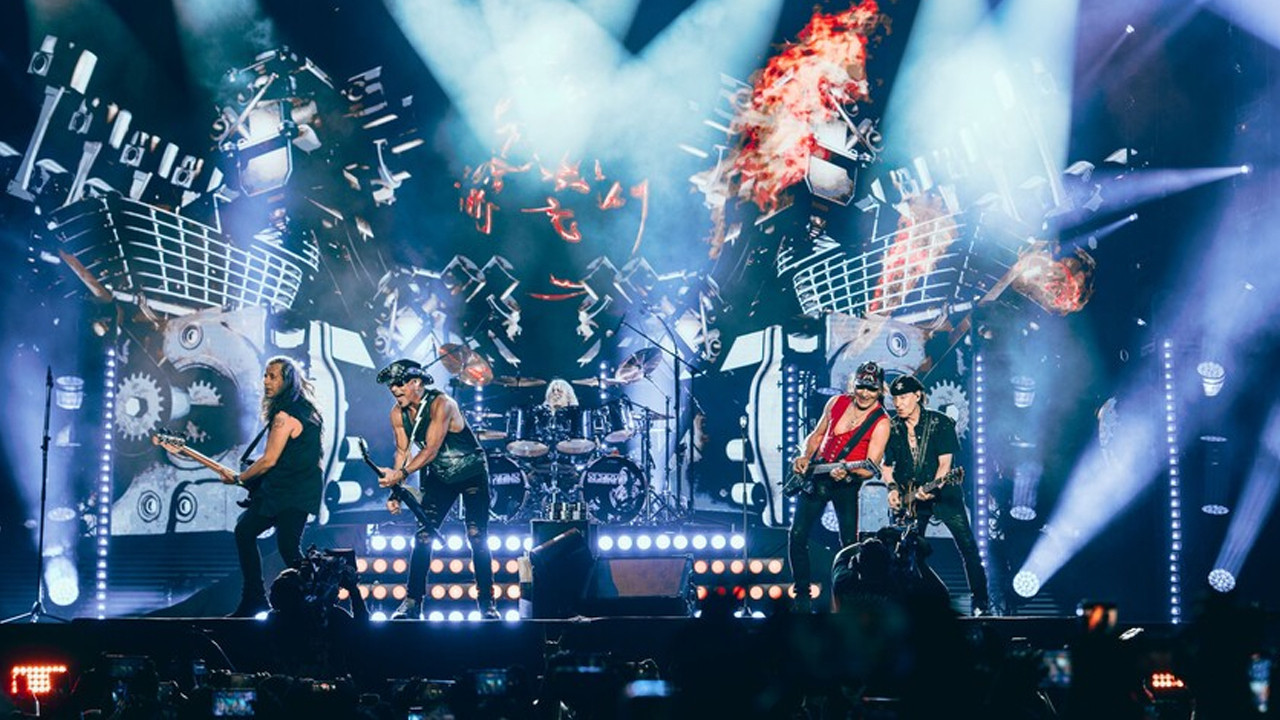 Rock grubu Scorpions Beşiktaş Tüpraş Stadyumu'nda 