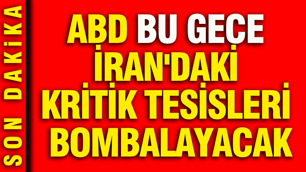 Savunma Bakanı açıkladı: ABD İran'daki kritik tesisleri bomb