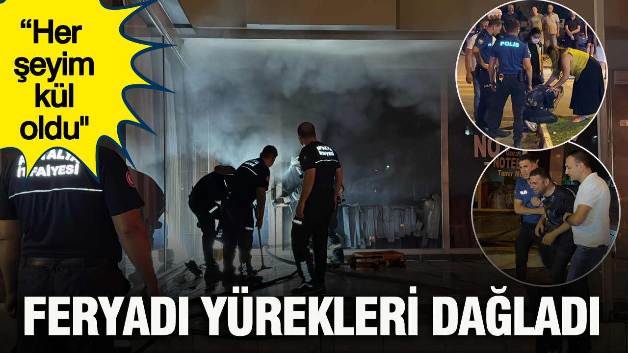 Feryadı yürekleri dağladı: Antalya’da yangın dramı