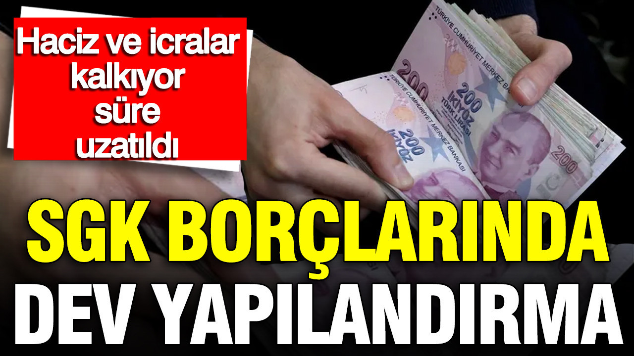 SGK borçlarında yapılandırma: İcra ve hacizler kalkıyor, teminatsız limit değişti