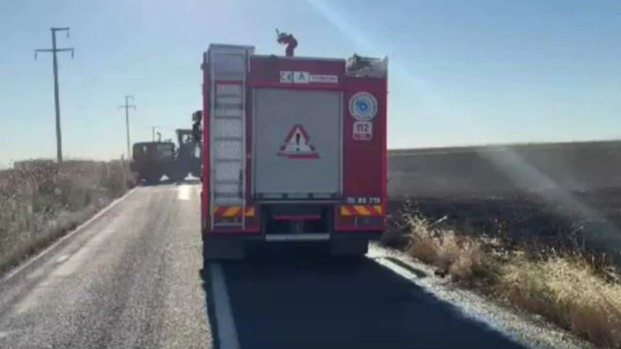 Tekirdağ'da 60 dönüm buğday ve kanola ekili alan yangında zarar gördü