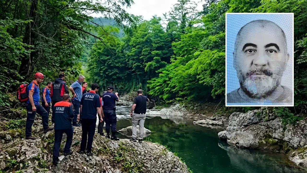 Kızının gözleri önünde ırmağa düştü: Acı haber hastaneden geldi