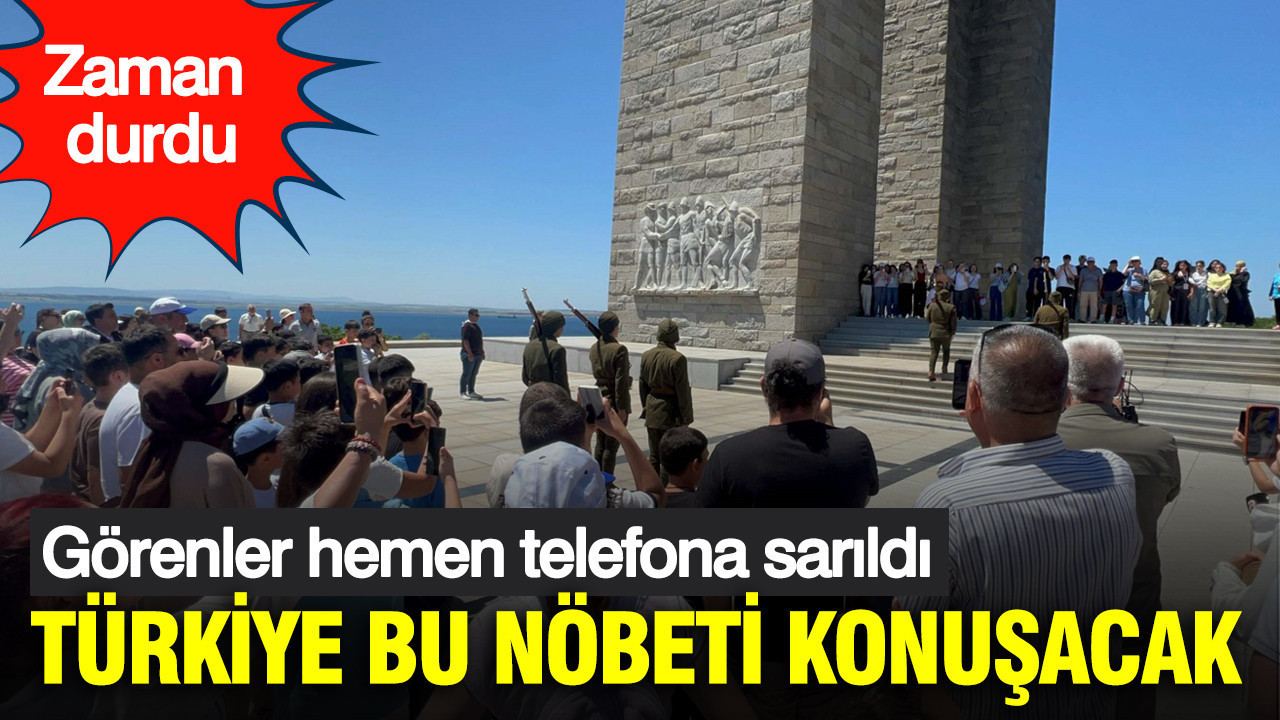 Zaman durdu, tarih canlandı: Çanakkale’de 111 yıllık nöbet yeniden başladı