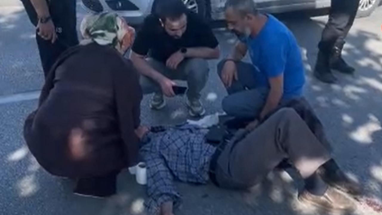 Konya'da feci kaza: Otomobilin çarptığı bisikletli yaşlı adam ağır yaralandı