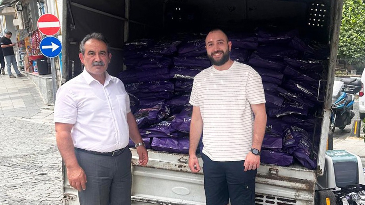Ortahisar’daki 18 işletmeden, patili dostlara mama desteği