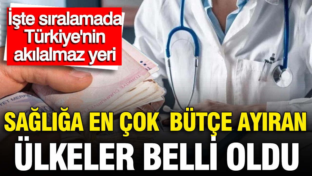 OECD açıkladı: Sağlığa en çok bütçe ayıran ülkeler belli oldu: İşte Türkiye'nin listedeki yeri