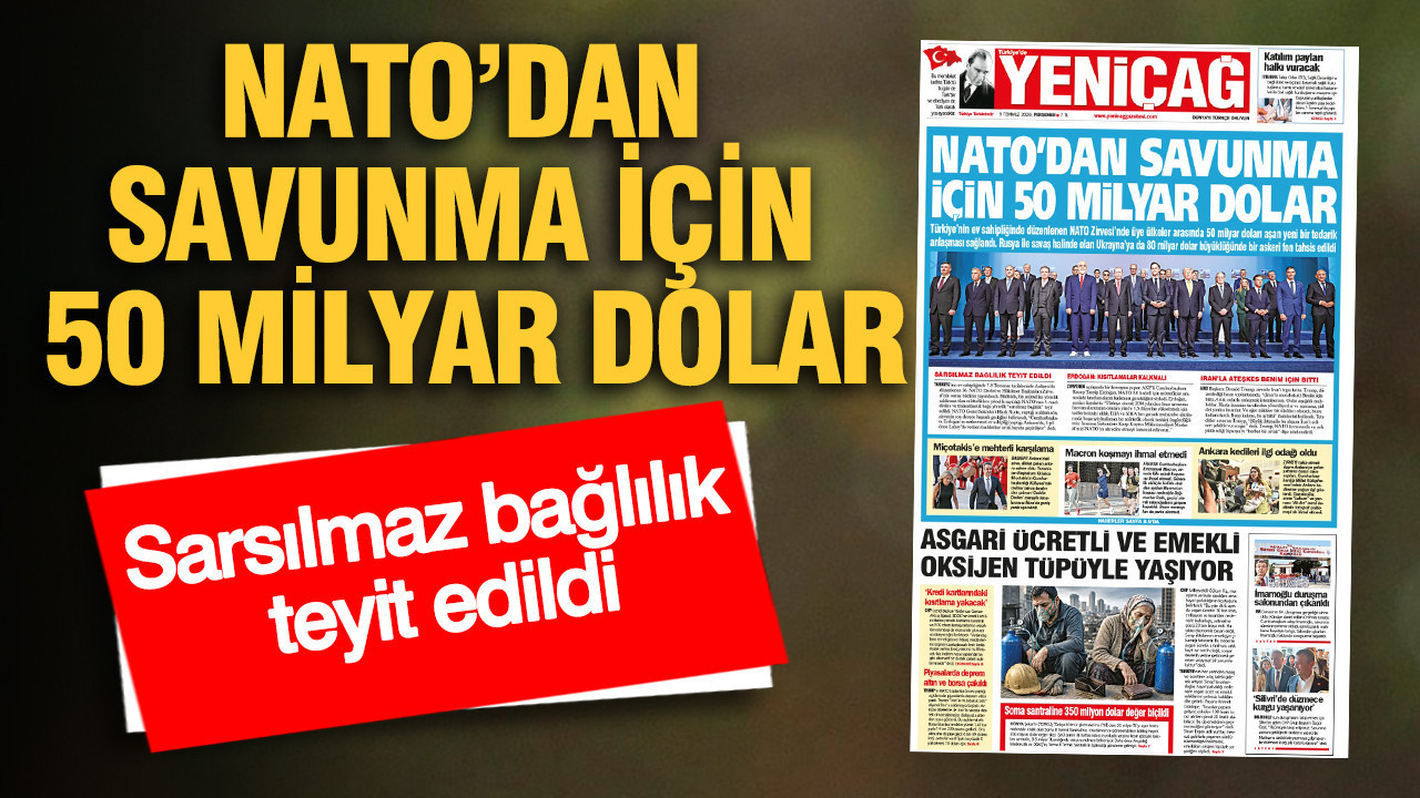 NATO'dan Savunma İçin 50 Milyar Dolar