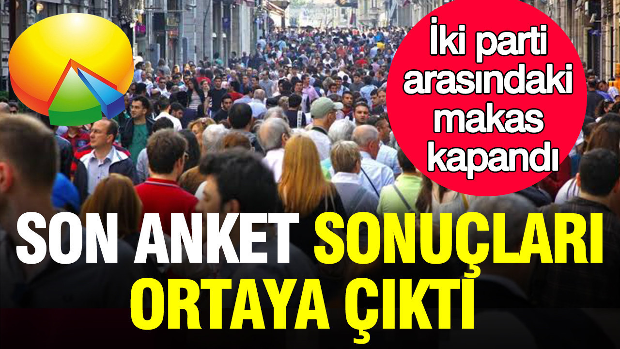 Son anket ORC'den: İki parti arasındaki makas kapandı