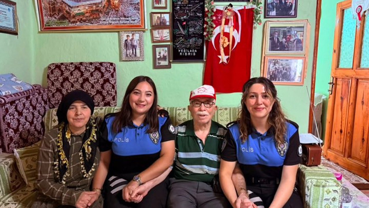 Bilecik'te Toplum Destekli Polislerden Gazilere Ziyaret