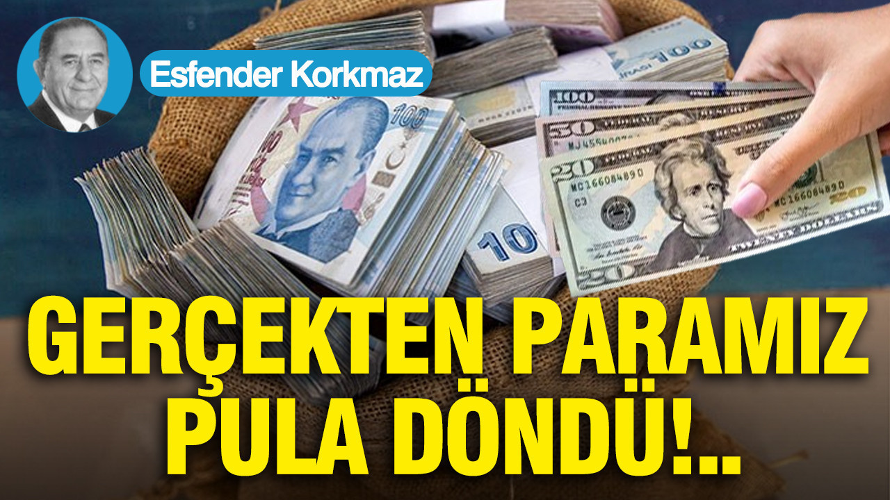 Gerçekten paramız pula döndü...