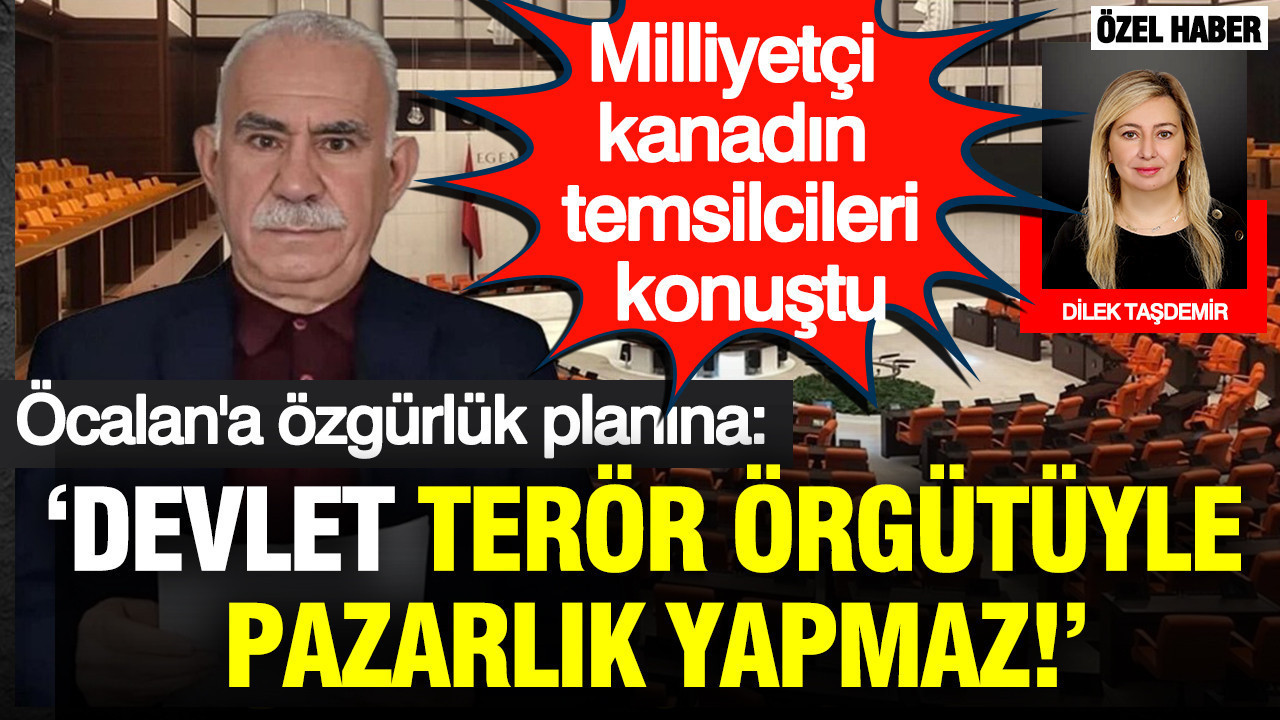 Milliyetçi kanadın temsilcileri konuştu; Öcalan'a özgürlük planına: Devlet terör örgütüyle pazarlık yapmaz