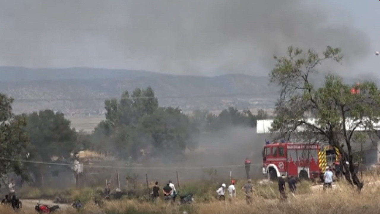 Hobi bahçesinde korku dolu anlar: İtfaiye, sağlık ve jandarma sevk edildi