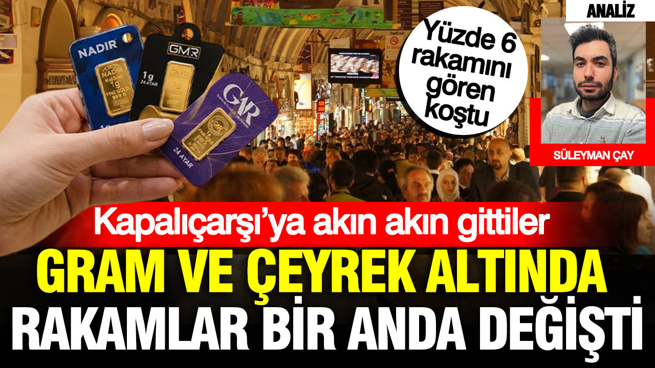 Kapalıçarşı'da altın ne kadar? Gram altın, çeyrek altın kaç TL oldu? (23 Ağustos Pazar)