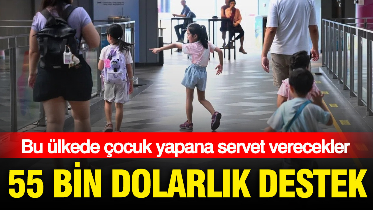 55 bin dolarlık destek: Bu ülkede çocuk yapana servet verecekler