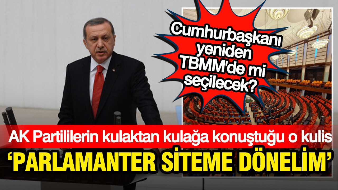 AK Partililerin kulaktan kulağa konuştuğu o dedikodu: Parlamenter sisteme dönelim