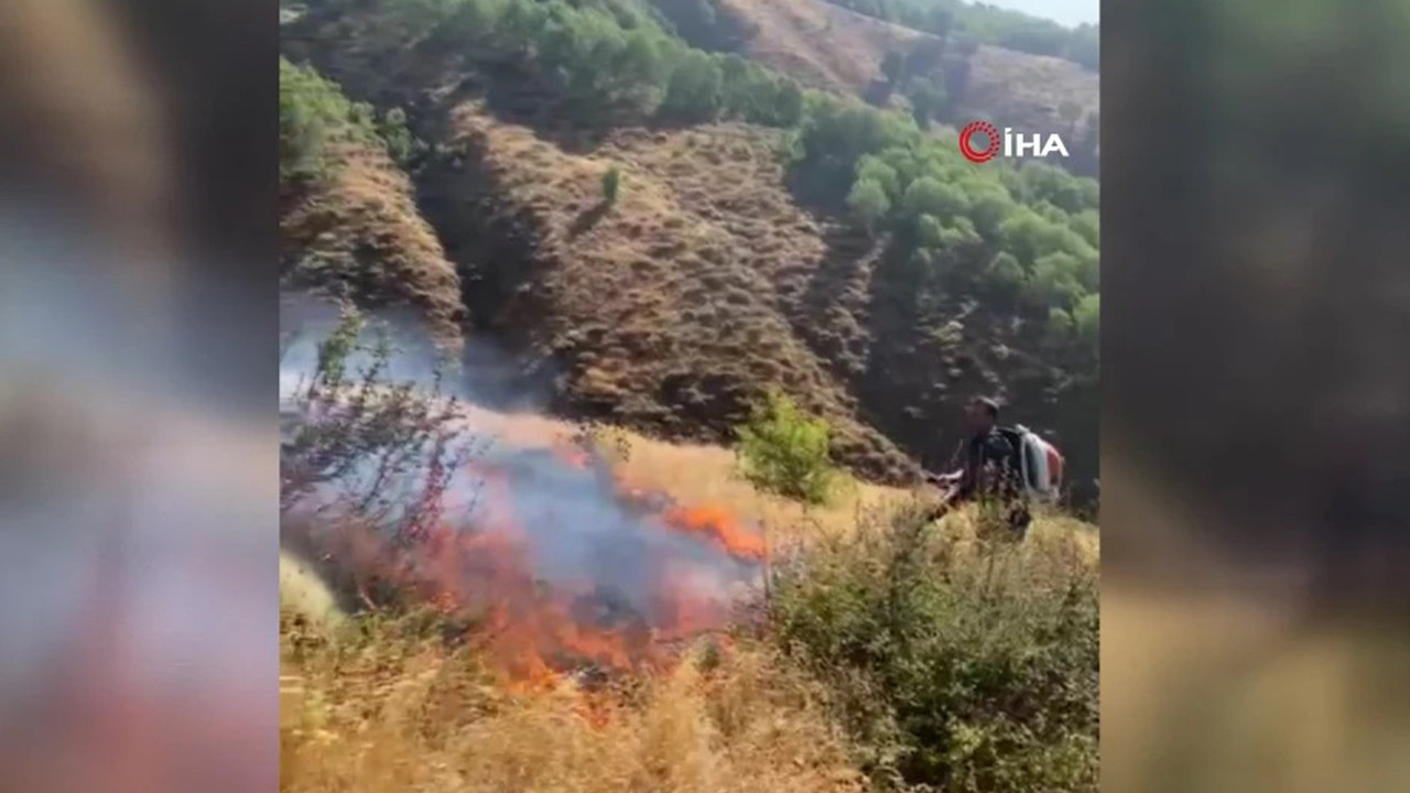 Bingöl’de korkutan yangın: Ekipler seferber oldu