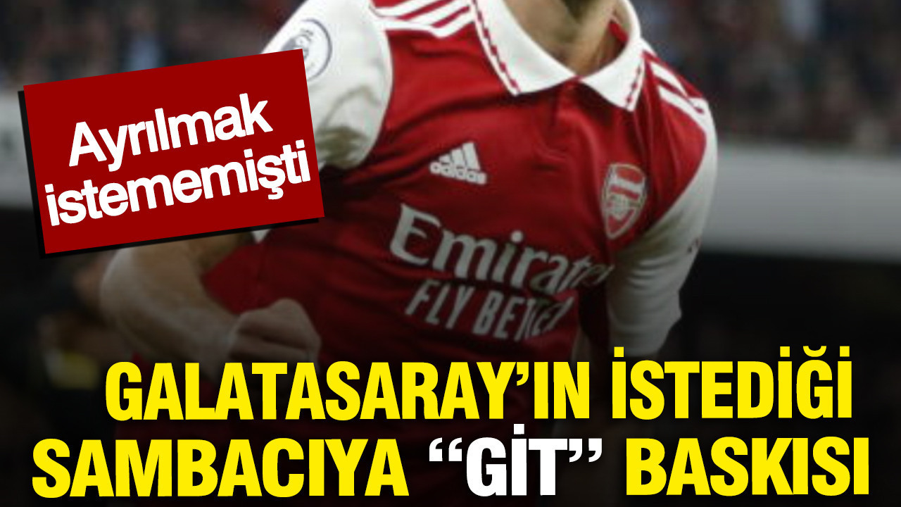 Galatasaray’ın istediği sambacıya “Git” baskısı