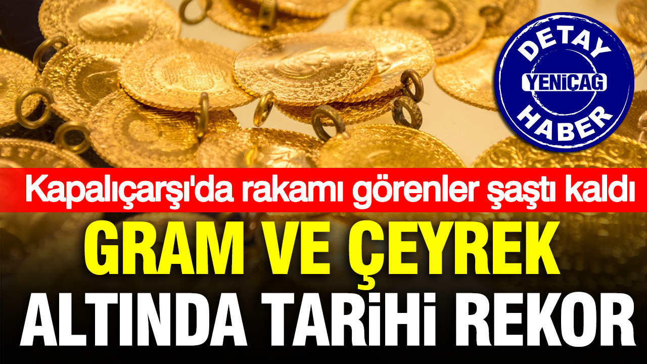 Kapalıçarşı'da altın akşam ne kadar? Gram altın, çeyrek altın kaç TL oldu? (24 Ağustos Pazartesi)