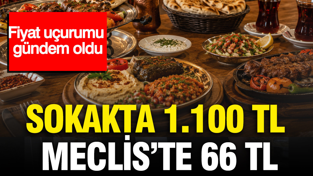 Sokakta 1.100 TL, Meclis’te 66 TL: Fiyat uçurumu gündem oldu