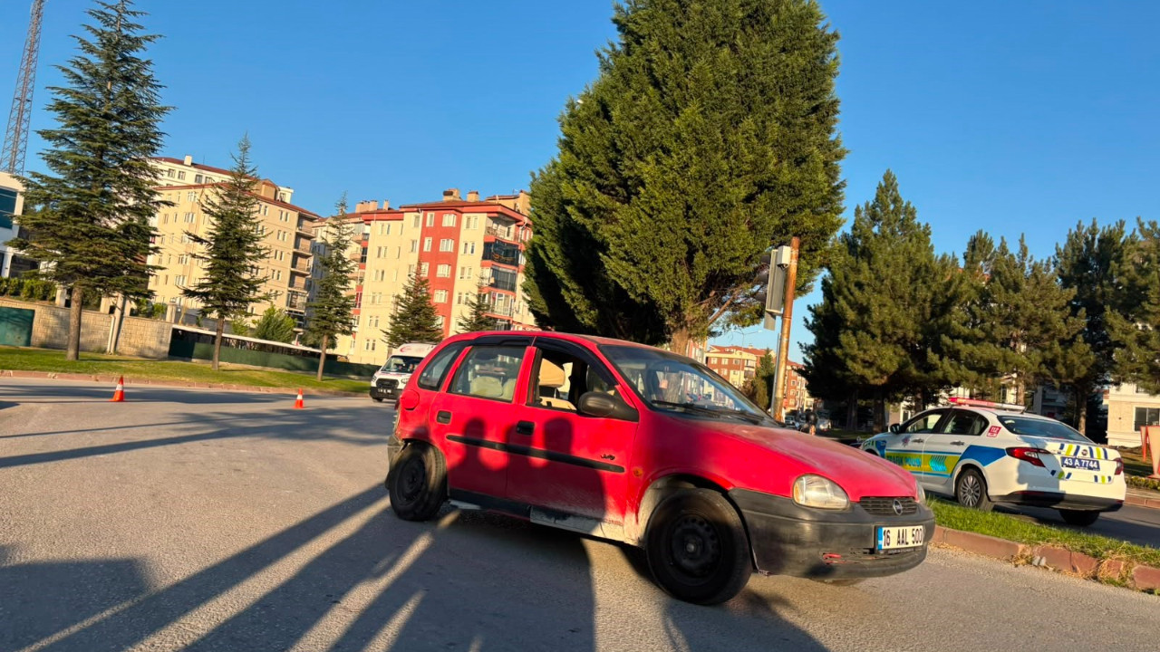 Kütahya'da trafik kazası: 1 kişi yaralandı