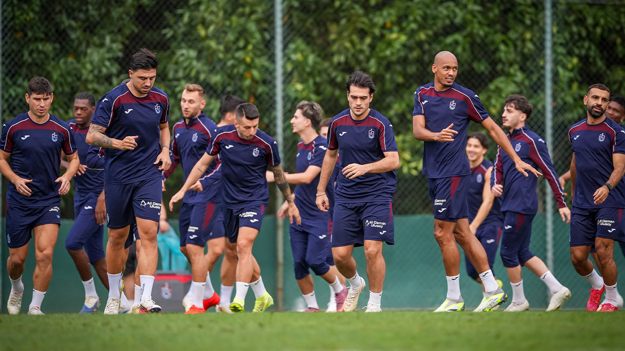 Trabzonspor'da yeni transfer Fabinho ilk antrenmanına çıktı