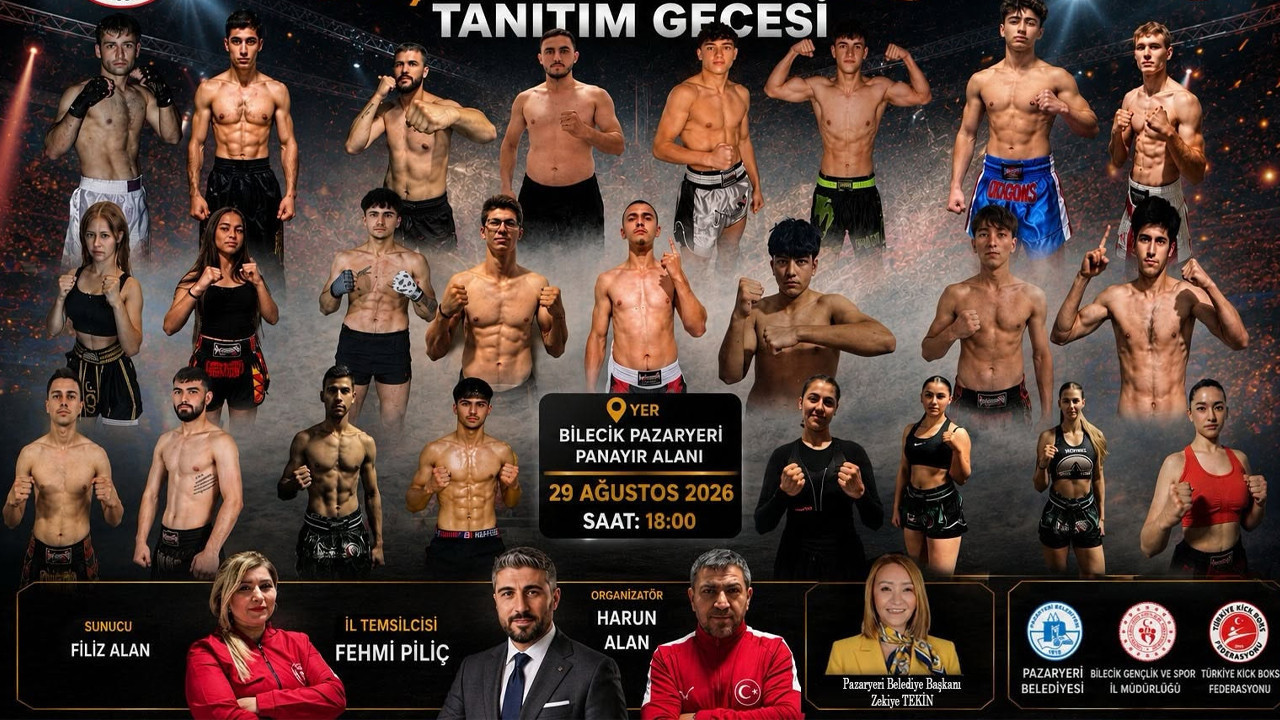 Bilecik’te Kick Boks heyecanı: Sporcular Pazaryeri’nde buluşacak