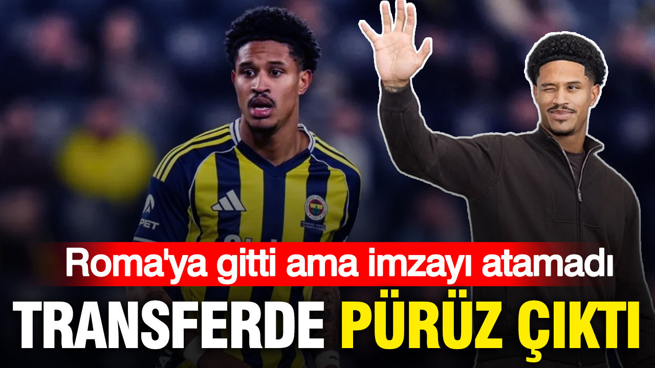 Roma'ya gitti ama imzayı atamadı: Oosterwolde transferinde pürüz çıktı