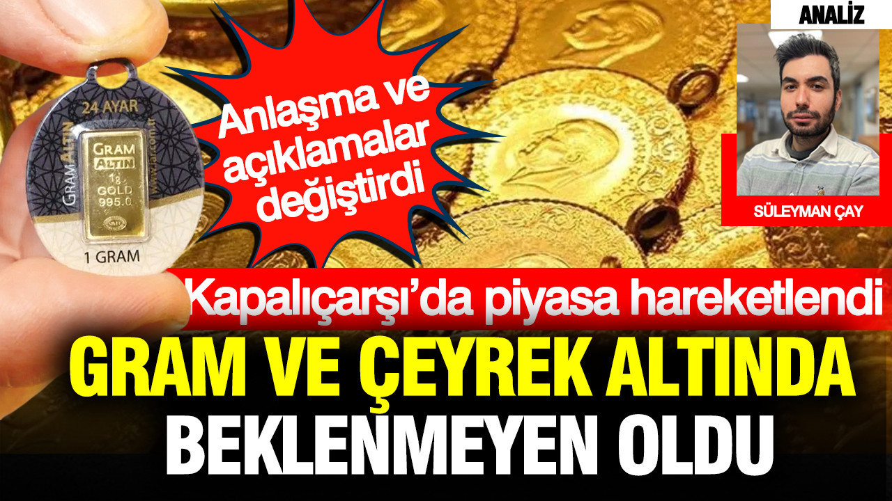 Kapalıçarşı'da altın fiyatları akşam değişti: Gram altın, çeyrek altın ne kadar oldu?(26 Ağustos Çarşamba)