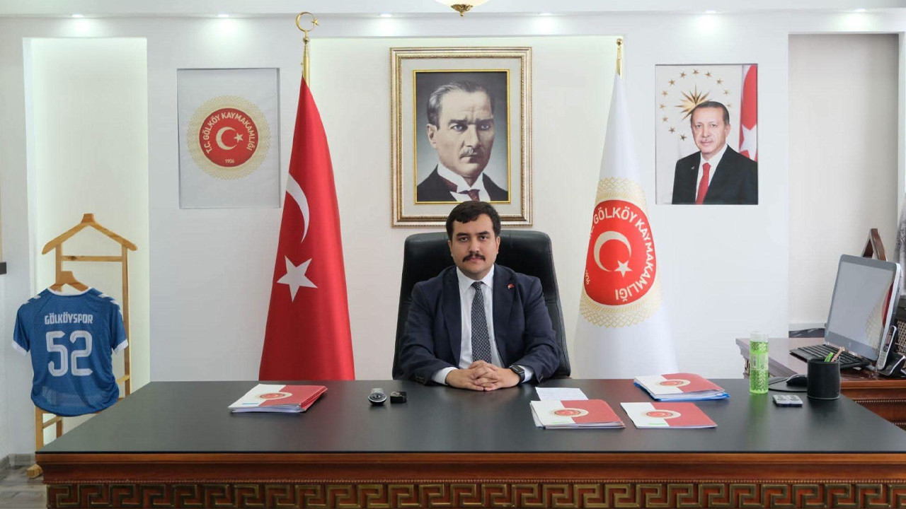 Kaymakam Ataberk Altun, Ordu Gölköy'deki görevine resmen başladı