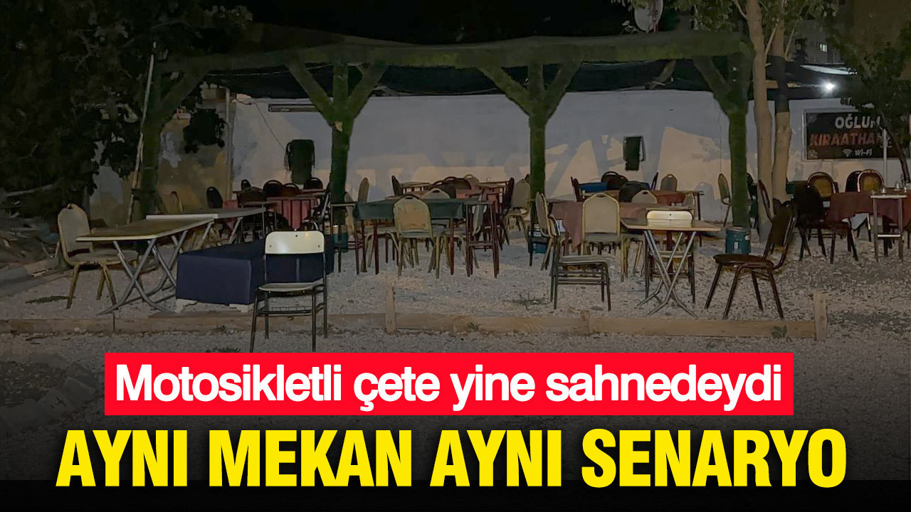 Aynı mekan, aynı senaryo: Büyükçekmece'de motosikletli çete yine sahnedeydi: 3 yaralı