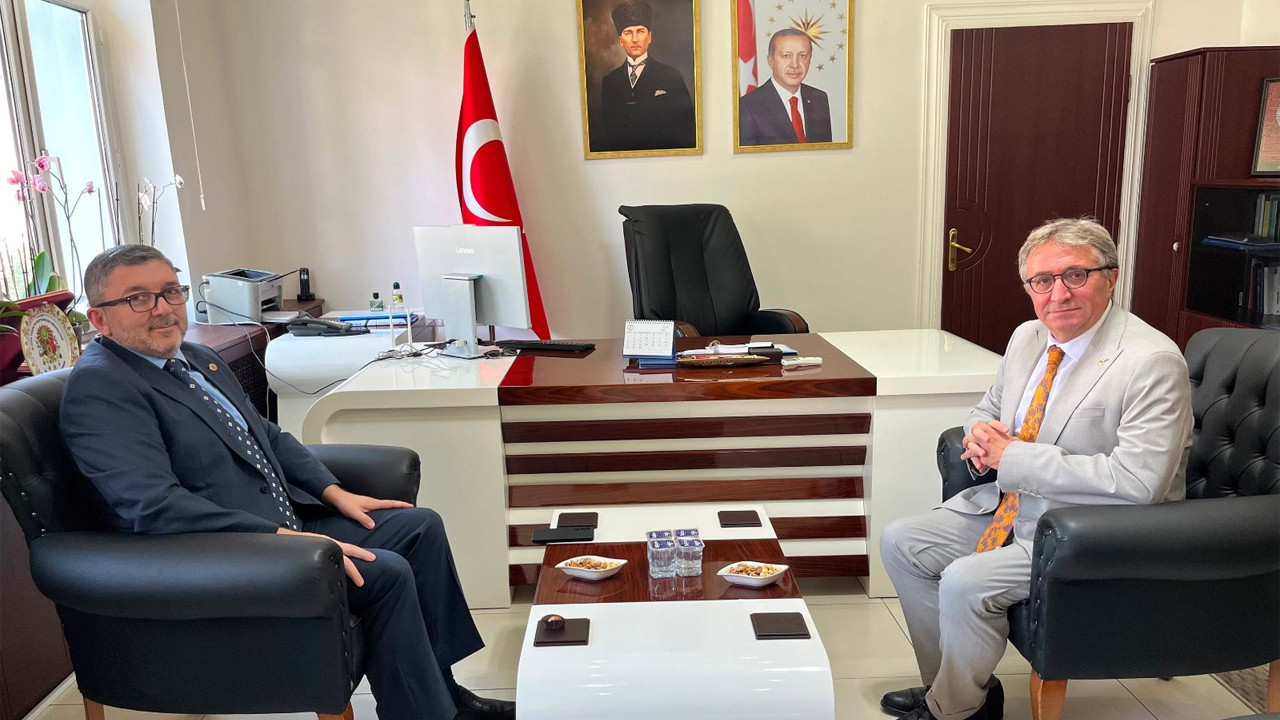 Rektör Kaplancıklı’dan Kaymakam Helvacı’ya ziyaret