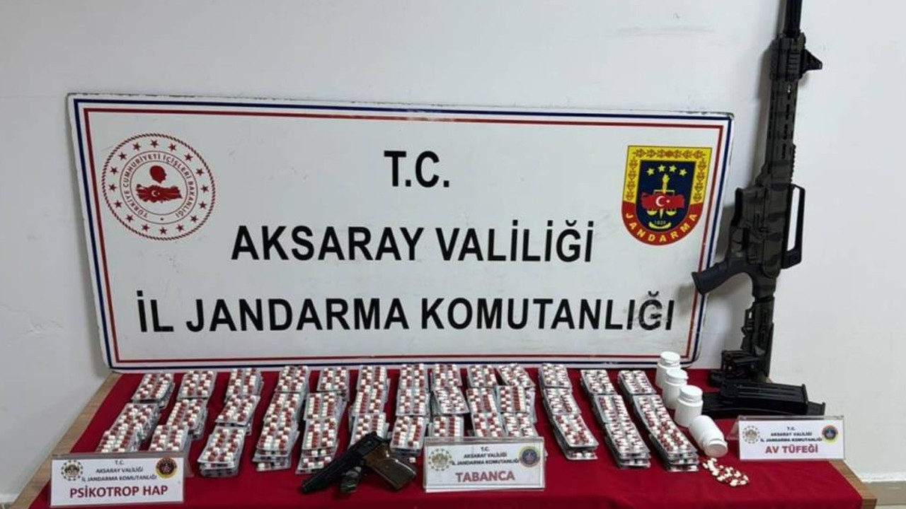 Aksaray'da jandarmadan uyuşturucu darbesi