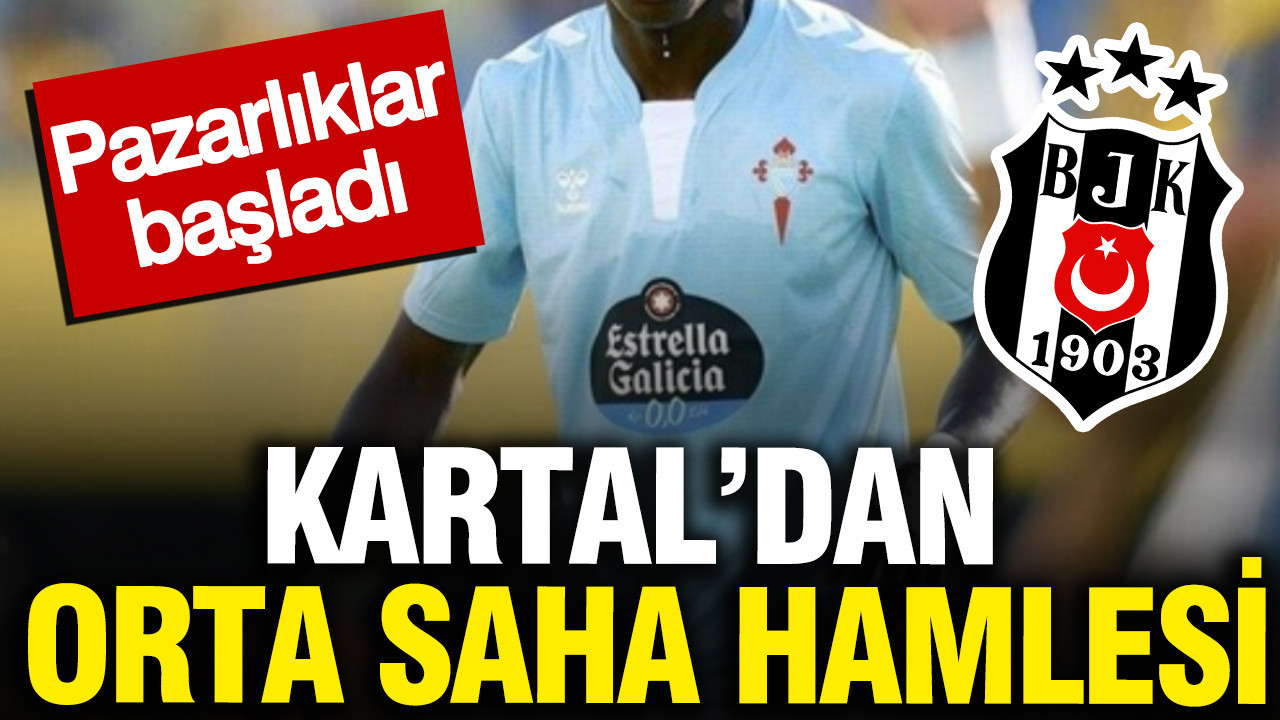 Kartal'dan orta saha hamlesi: Pazarlıklar başladı
