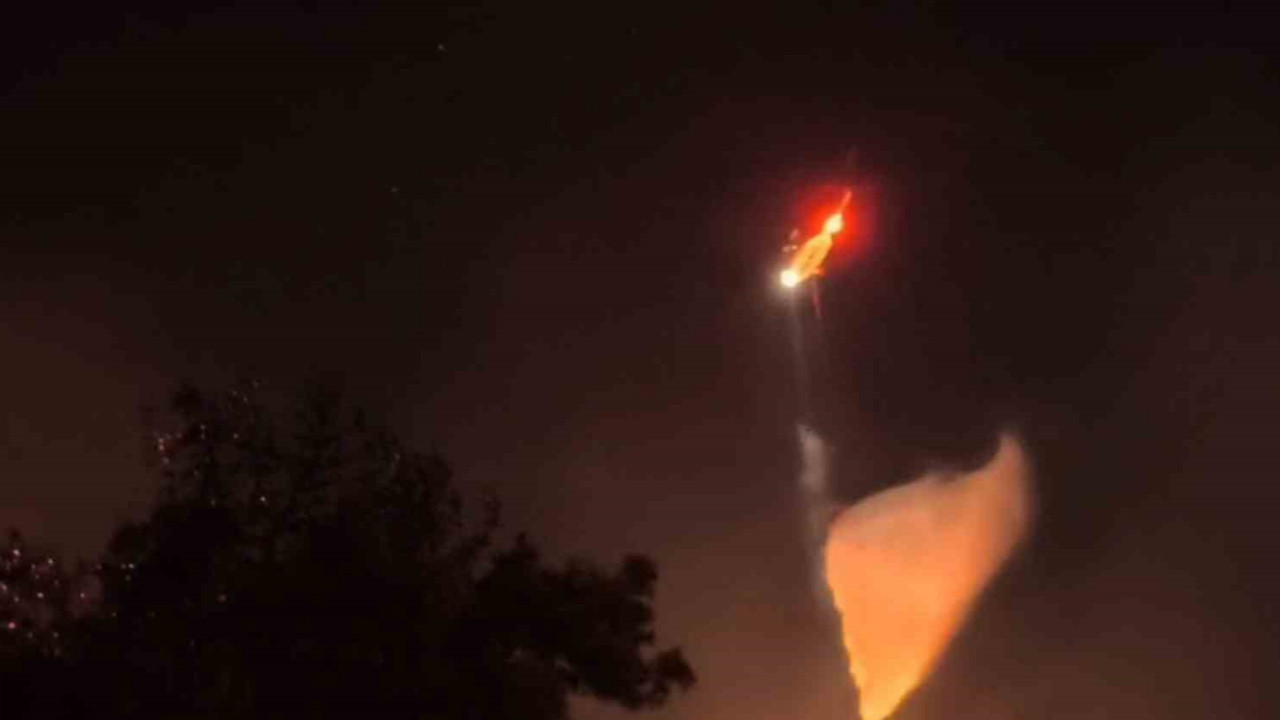 İlk yerli yangın söndürme helikopteri ‘Nefes’ alevlere nefes aldırmadı