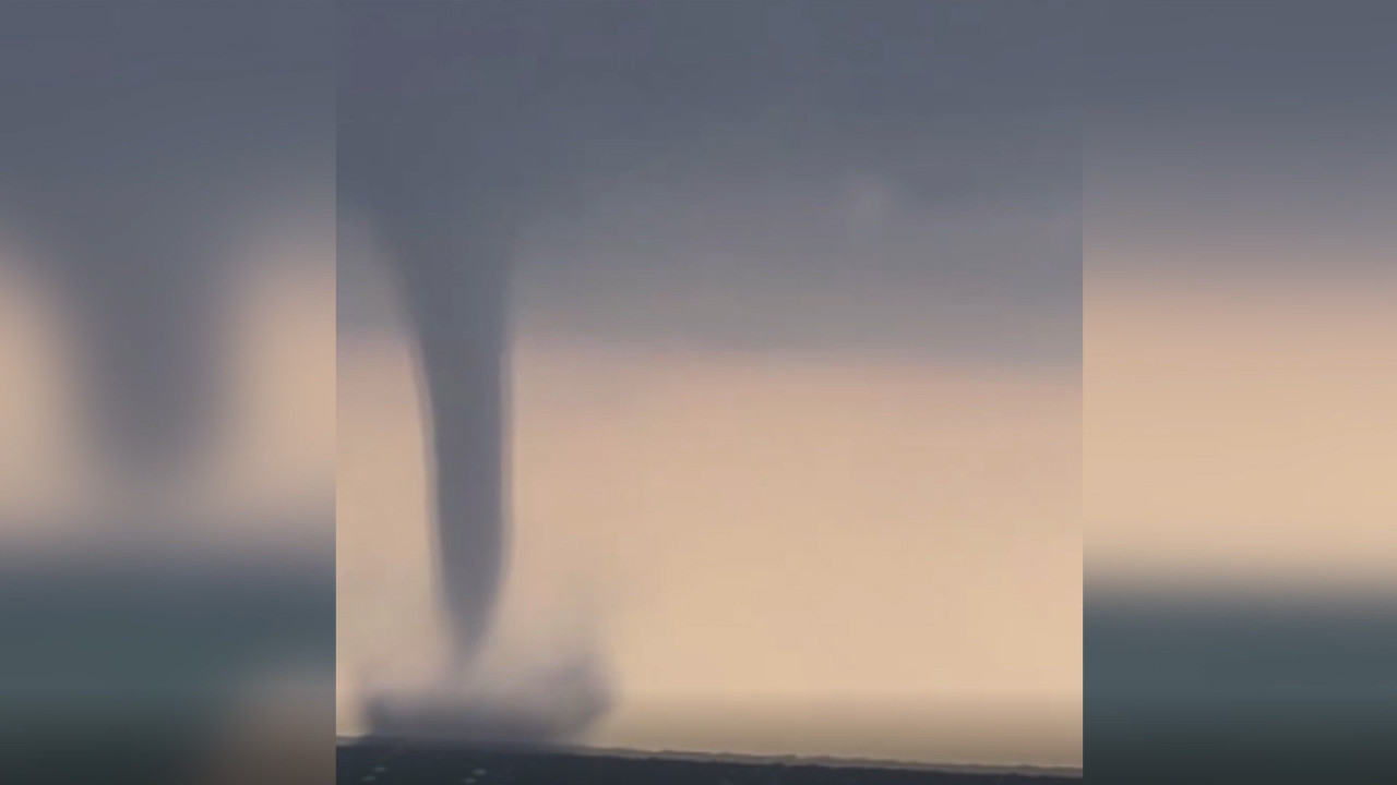 Meteoroloji saat verdi: KKTC’de turuncu alarm: Güneylileri hortum vurdu