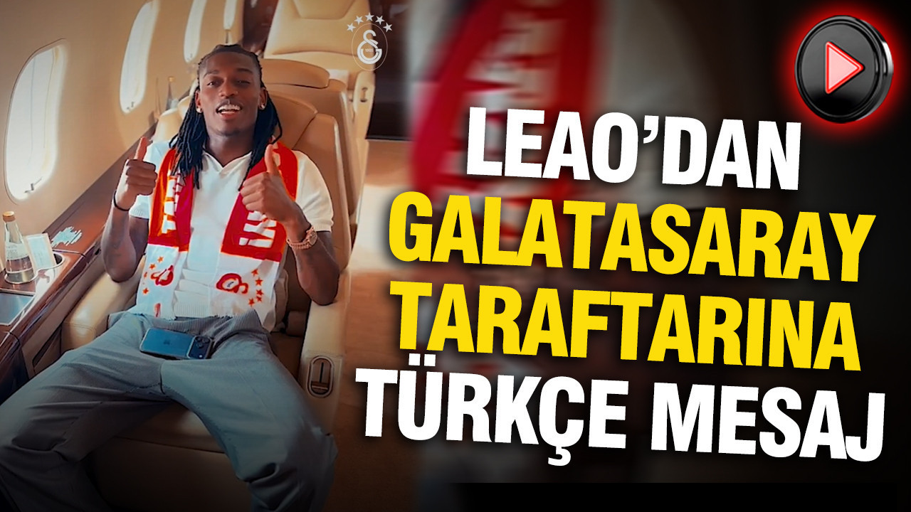 Rafael Leao'dan Galatasaray taraftarına Türkçe mesaj