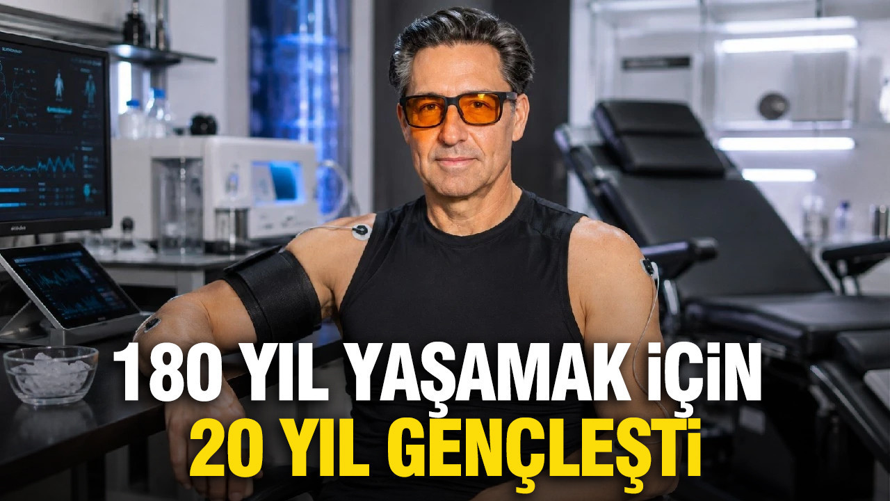 180 yıl yaşamak için biyolojik yaşı 20 yıl gençleşti